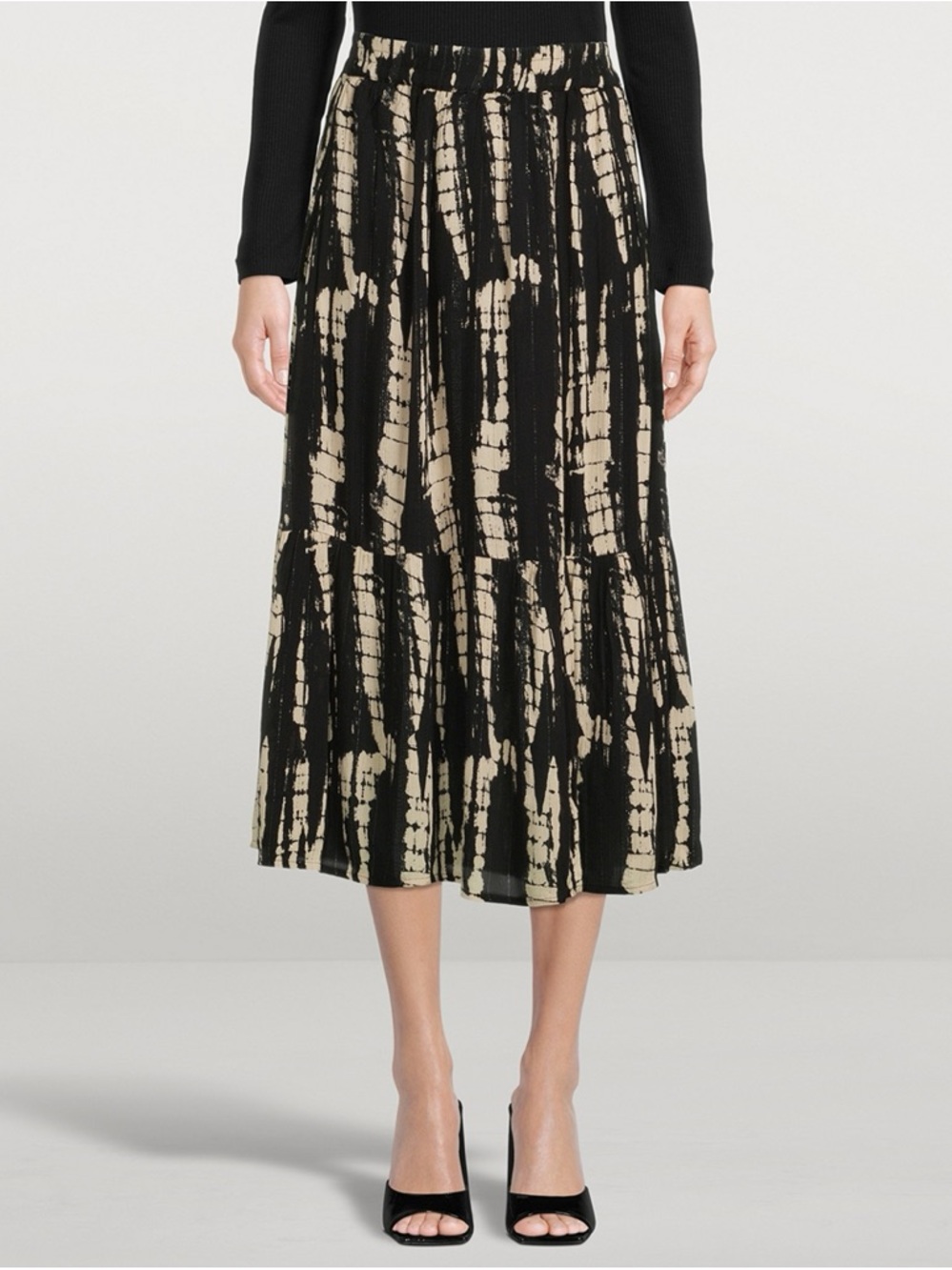 ba&sh Kylie Tie Dye Tiered Midi Skirt size 0